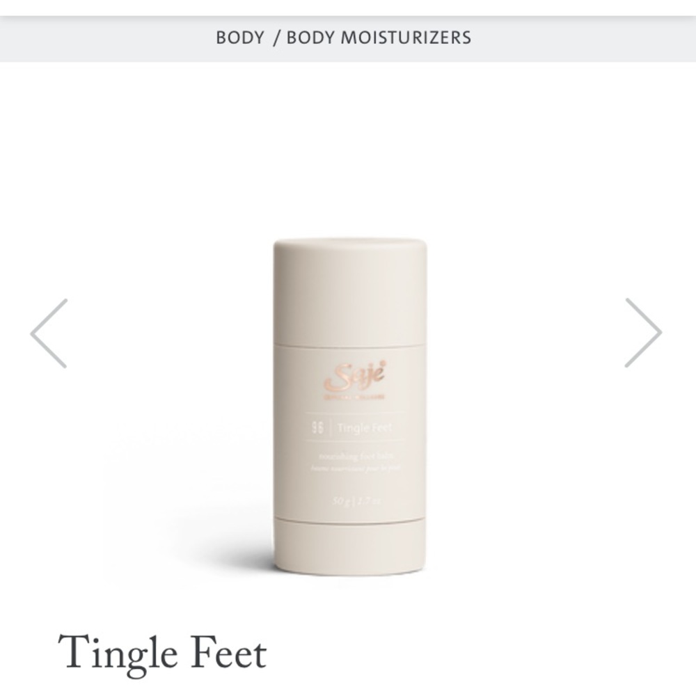 Saje Tingle Feet Foot Balm